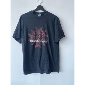 Vintage Mastodon Shirt Mens‎ Medium Black Tennessee River Band Graphic Tee 2000s